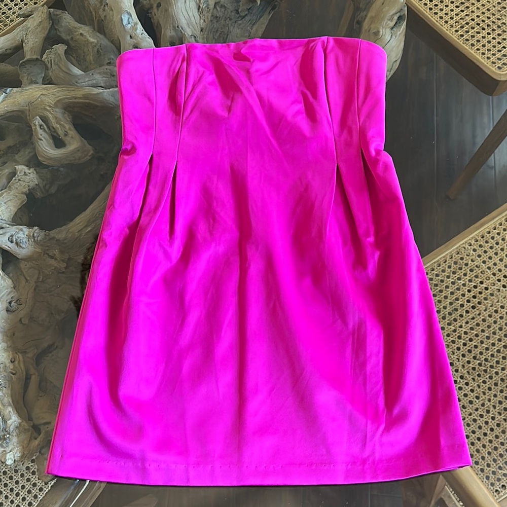 Sam Edelman, fuchsia strapless, mini dress size 8